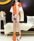 Bicolor Asymmetrical Blouse